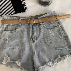 2/$21 Tan Ladies Fashion Leather Belt